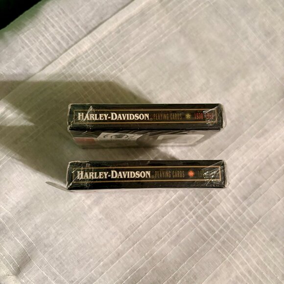 Vintage 1997 Harley Davidson Playing Cards 2 Decks Factory Sealed USPCC - Picture 3 of 3